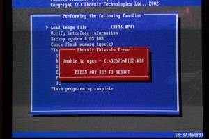 FreeDOS Tyan Phoenix BIOS Update mit Phlash16